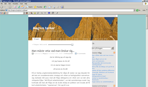Magnus Ljungkvists blogg