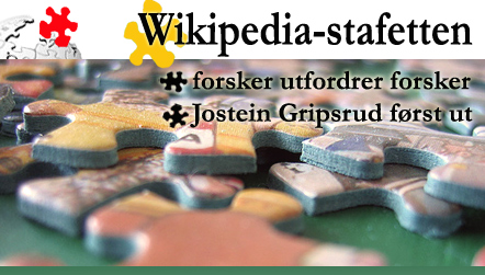 Wikipedia-stafetten -- forsker utfordrer forsker