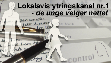 Lokalavis ytringskanal nr. 1, de unge velger nettet