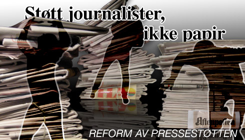 Vil ha pressestøtte til enkeltjournalister