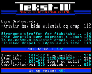 Tekst-TV - massemediet som alle gløymde